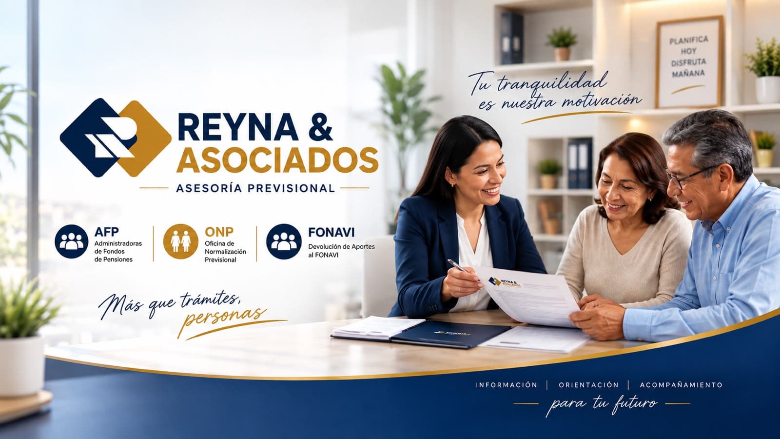 Reyna & Asociados - Asesoría Previsional en AFP, ONP y FONAVI